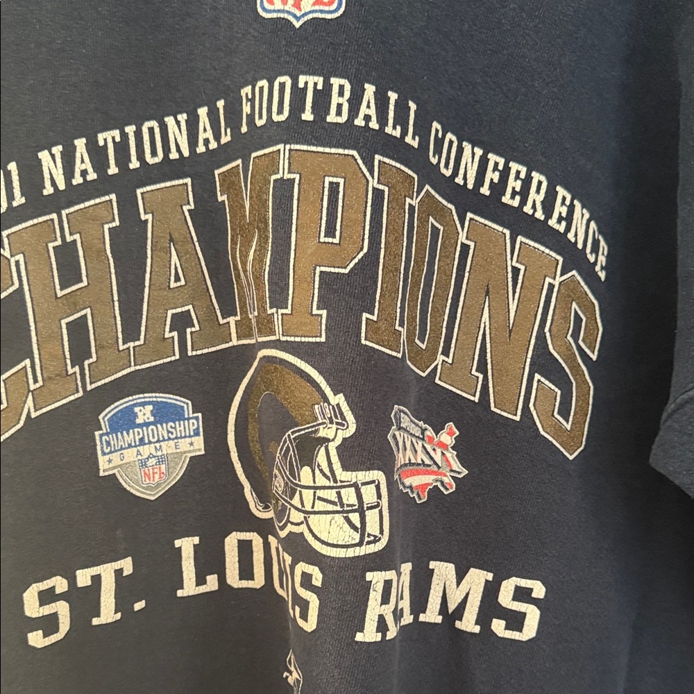 LF Navy Blue Champions Crewneck Sweater - Picture 4 of 5
